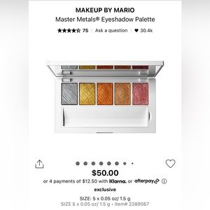 Makeup by Mario Master Metals Eyeshadow Palette
